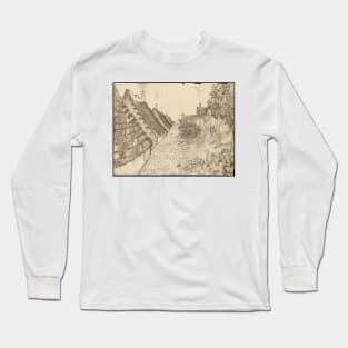 Street in Saintes-Maries-de-la-Mer Long Sleeve T-Shirt